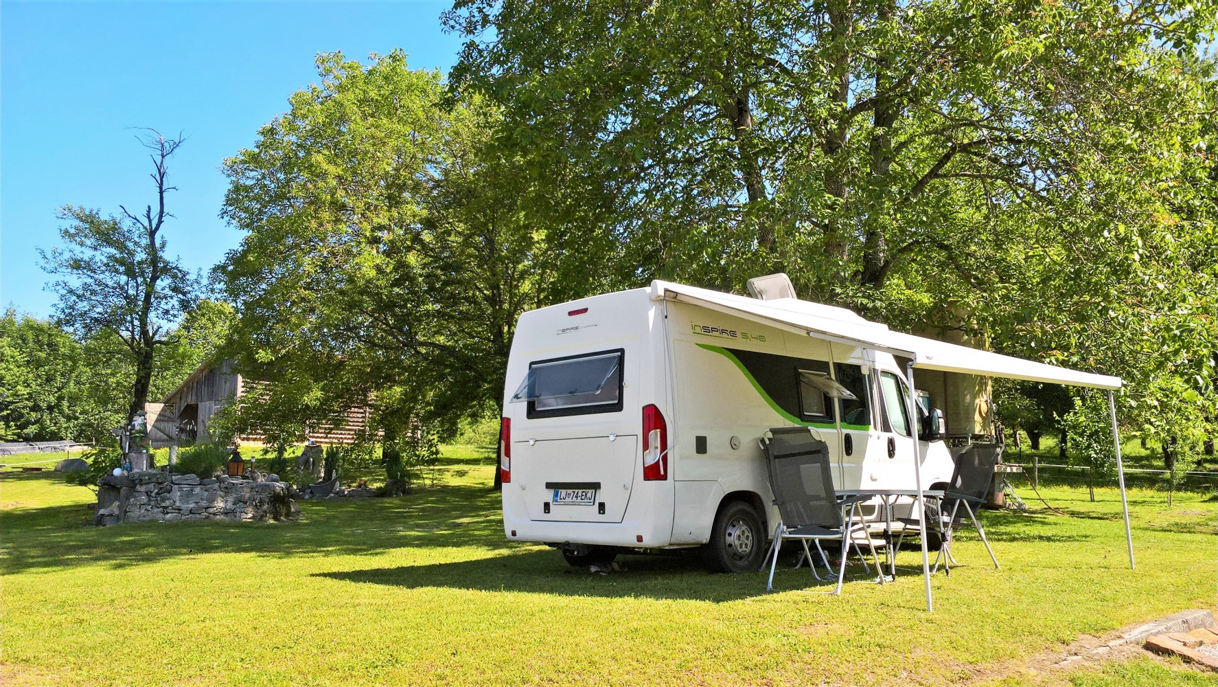 Camping in Kočevsko.