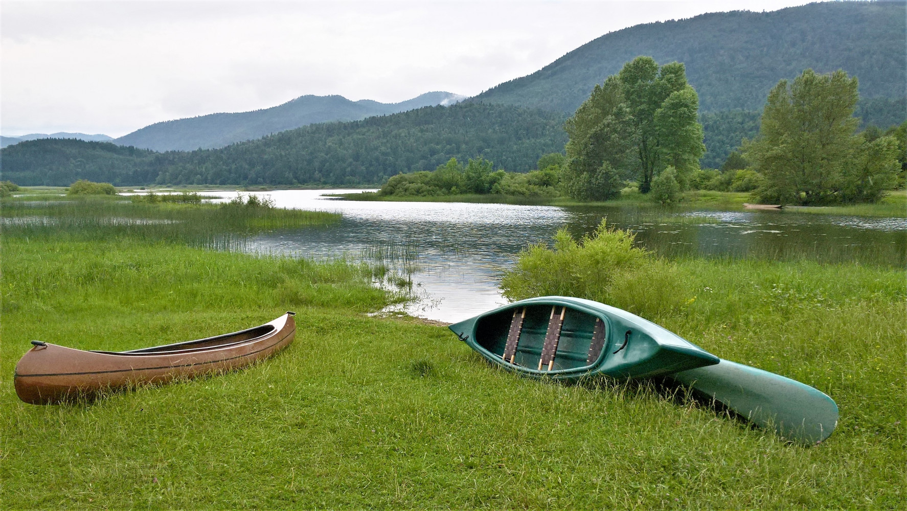 Lake Cerknica, one of the biggest intermittent lakes in Europe.